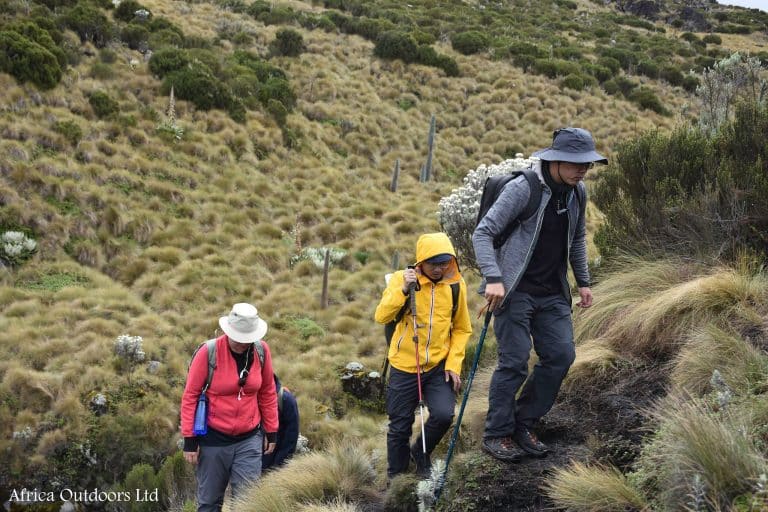Mount Kenya Gear checklist